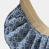 SUMMER STRAW REVERSIBLE VISOR HAT WIDE BRIM CAP_CWAH3298