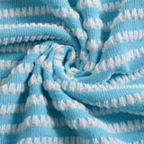 Wraps The Hips Contrasting Color Striped Dress