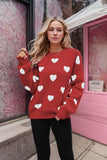 Valentines Love Pullover Sweater For Women