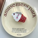 ICE CREAM CONE ACETATE HAIR CLAW CLIP_CWAHA5951