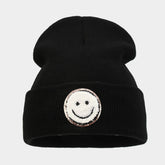 Wool Ha Trendy Brand Knitted Hatsmiley Face_Cwah2081