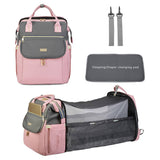 SHOULDER FOLDING BED MOTHER AND BABY BAG_CWAB2243