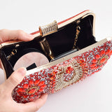 Women Dinner Chain One-Shouler Diamond Bag_Cwab0597