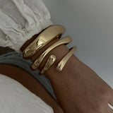 NEW DESIGN FASHION TREND METAL SMOOTH BRACELET_CWMM3081