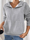 Cwohol0787_Solid Color Thickened Hooded Sweatshirt