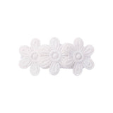 CHILDRENS PETAL FLOWER BLACK AND WHITE HAIRPIN_CWAHA2346