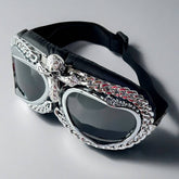 Vintage Metal Cross Wind And Sand Goggles_Cwasg0823