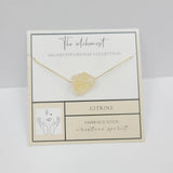 NATURAL STONE PENDANT NECKLACE WITH CARD_CWAJE1049