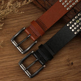 FASHIONABLE RIVET MUSHROOM STUD DIAMOND BELT_CWMM3939