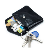 MINI LEATHER RETRO OIL WAX LEATHER WALLET CARD BAG_CWAB3880