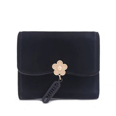 Minimalist Floral Pendant Trifold Wallet_Cwab06238
