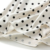 POLKA DOT SKIRT HIP SKIRT MID LENGTH A LINE SKIRT_CWBMS0294