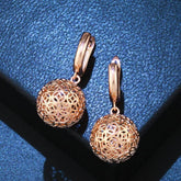 HOLLOW ROUND EARRINGS_CWAJE0999
