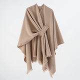 PURE COLOR HIGH GRADE WARM CASHMERE SHAWL_CWMM2091
