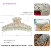 Vintage Acetate Clip Shark Clip Hairpin