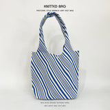 NEW NICHE DESIGN PATTERN KNITTED SHOULDER HANDBAG_CWAB2377