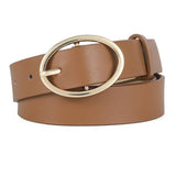 ROUND PIN BUCKLE HIGH END VERSATILE BELT_CWABE0614