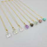 FASHIONABLE NATURAL STONE CRYSTAL PENDANT NECKLACE_CWAJE1058