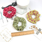 SIMPLE NEW PLAID HAIR TIE_CWAHA1066