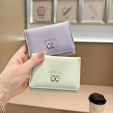New Fresh Bow Mini 3-Fold Wallet For Women_Cwab06245