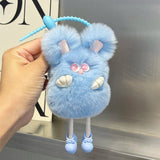 CUTE PLUSH BUNNY CAR KEYCHAIN BAG PENDANT_CWMM2534