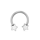 STAINLESS STEEL HEART STAR NOSE RING SET_CWMM9516