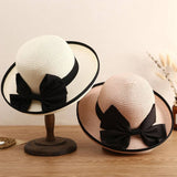 SUMMER EXQUISITE BEACH SUN PROTECTION STRAW HAT_CWAH3435