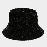 ALL MATCH SEQUINED PERSONALITY STREET BUCKET HAT_CWAB2929