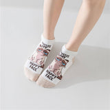 Women Cartoon Animal Cat Socks_Cwms0945