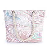 SIMPLE WHITE PAINTED PRINTED SHOULDER BAG_CUAB0230