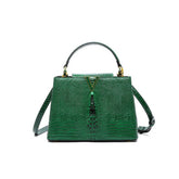 Fashionable High-End Crocodile Leather Kitten Bag_Cwab3618