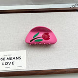 COLORBLOCK TULIP HAIR CLAW FLORAL ACETATE CLIP_CWAHA5755