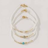 4MM POLISHED SEMI PRECIOUS STONE BRACELET_CWMM3885