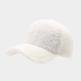 Winter Furry Baseball Cap Women Warm Casual Hat_Cwah04728