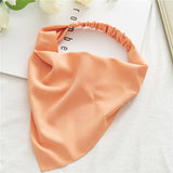 SOLID COLOR TRIANGULAR SCARF HAIR ACCESSORIES_CWAHA4150