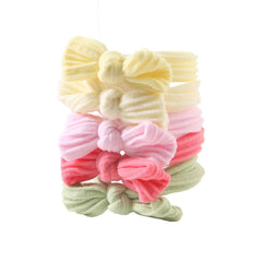 Cwaha1384_Bow High Stretch Hair Tie ,5 Pack Set