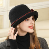 Vintage Style Wide Brimmed Fedora Hat_Cwah1976