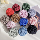 Three-Dimensional Solid Fabric Rose Grasping Clip