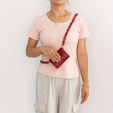 47 OVAL 0 67 0 98 ACRYLIC CHAIN BAG STRAP_CWMM5099