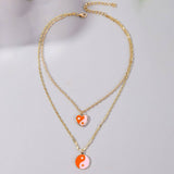 HEART CHARM LAYERED NECKLACE_CWAJE0437