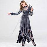 HALLOWEEN HORROR GHOST BRIDE ZOMBIE COSTUME_CWMM1530