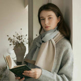 KNIT SCARF UNISEX ELEGANT WARM FALL WINTER WRAP_CWASC0330