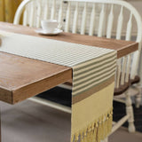 HOUNDSTOOTH TASSEL STYLISH TABLE RUNNER_CWMM1007