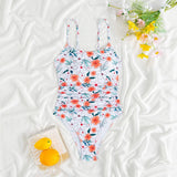 Womens Printed Bikini One-Piece Swimsuit