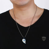 DETACHABLE HEART STAINLESS STEEL NECKLACE_CWMM4604