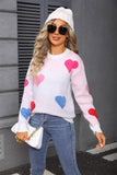 Valentines Day Small Heart Pullover Sweater