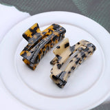 ACETATE LEOPARD HAIR CLAW HOLLOW TORTOISE CLIP_CWAHA2608