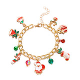CHRISTMAS BELL WREATH PULL OUT BRACELET_CWAJE2392