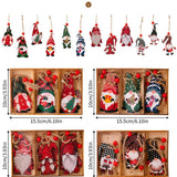 Cwmm10277_Christmas Wooden Forest Elf Hanging Decor