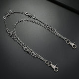 COOL PUNK STYLE MULTI LAYERED SPIKED PANTS CHAIN_CWMM4889